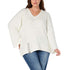 I.N.C. Plus Size Rhinestone-Zipper Sweater